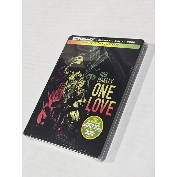 Bob Marley One Love 4K Ultra HD Blu-ray Steelbook Limited Edition New Sealed - Picture 3 of 8